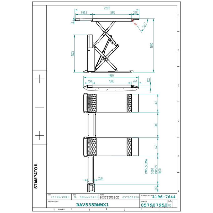 Double Scissor Lift Rav L Ravaglioli