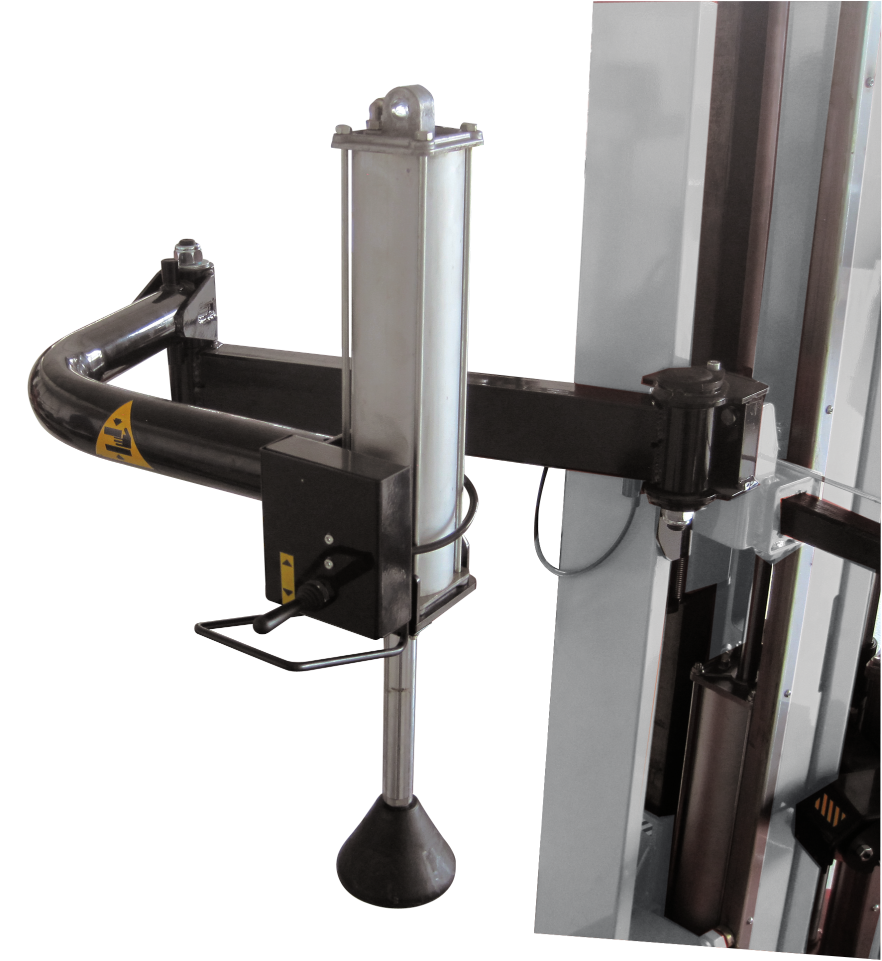 Hilfsmontagearm pneumatisch