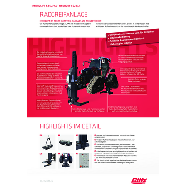 Mobile column lift hydrolift s3 agrar  127691   
