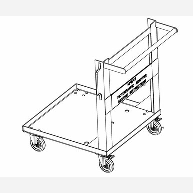 Transport trolley for ramp set