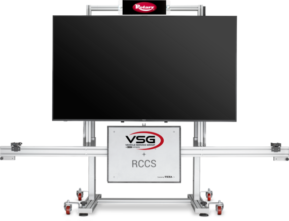 Structure pour RCCS3 | avec écran et logo VSG sur panneau