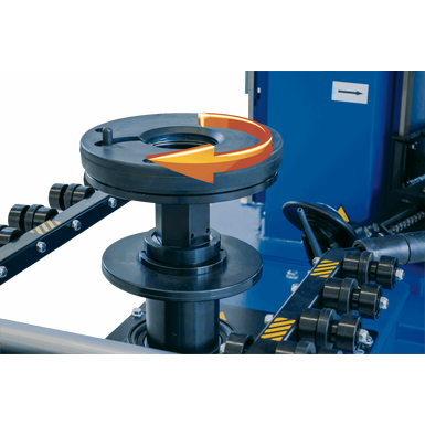 Tyre changer G1250 30 centre post locking DI