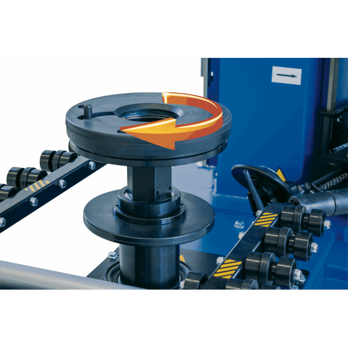 Tyre changer G1250 30 centre post locking DI