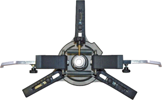 Wheel clamps 3-point | rim Ø 8 – 24″ | 1 set / 2 pieces