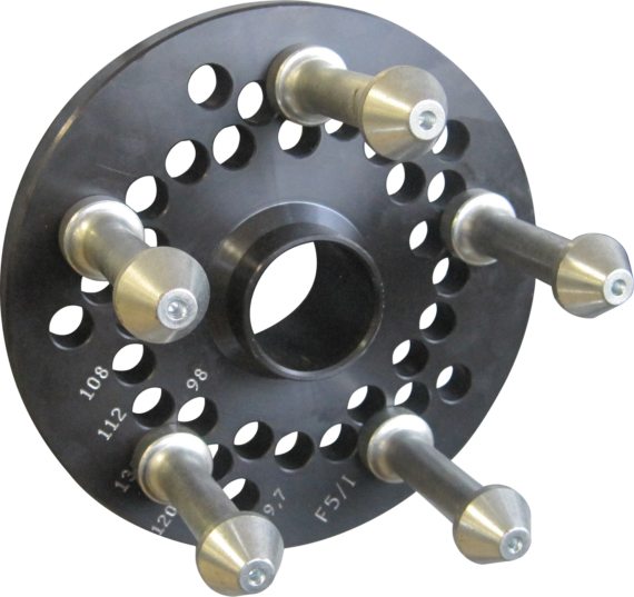 Placa de sujeción de precisión para llantas de 5 agujeros | 98 – 100 – 108 – 112 – 120,65 – 130 – 139,7 mm