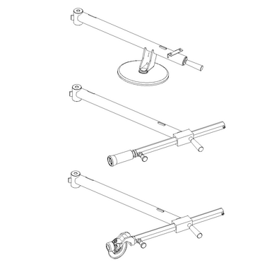 Additional side arm with disc