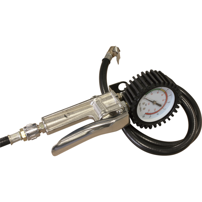 Tyre inflation gun incl. pressure-reducer quick inflating valve