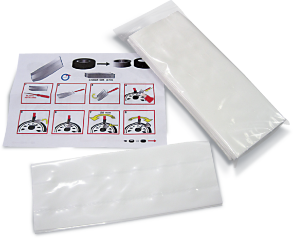 Películas de protección de talón | con homologación WDK | 1 juego / 50 piezas