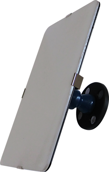 Mirror with magnetic support