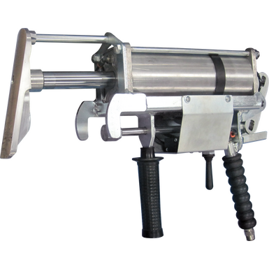 Pneumatic bead pushing device for agricultural tyres