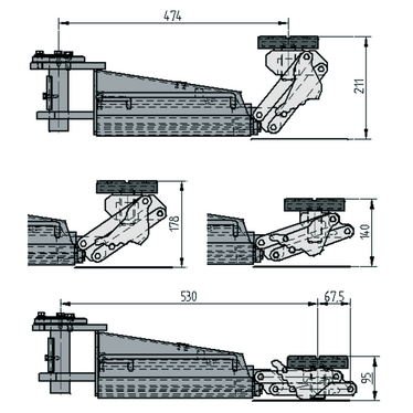 Tamponi 3,7 t | 1 set / 4 pezzi