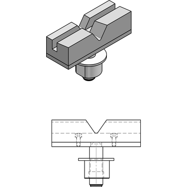 Pad adapter V-shaped | 1 set / 4 pieces