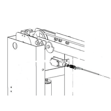 Limit switch | operated by elastic spring | supplied not installed