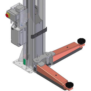 Door protections for 2-post lifts