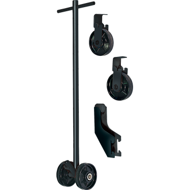 Portable lift kit with 1 wheeled handle + 2 wheels