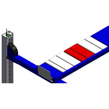 Spacers for 4-post lifts