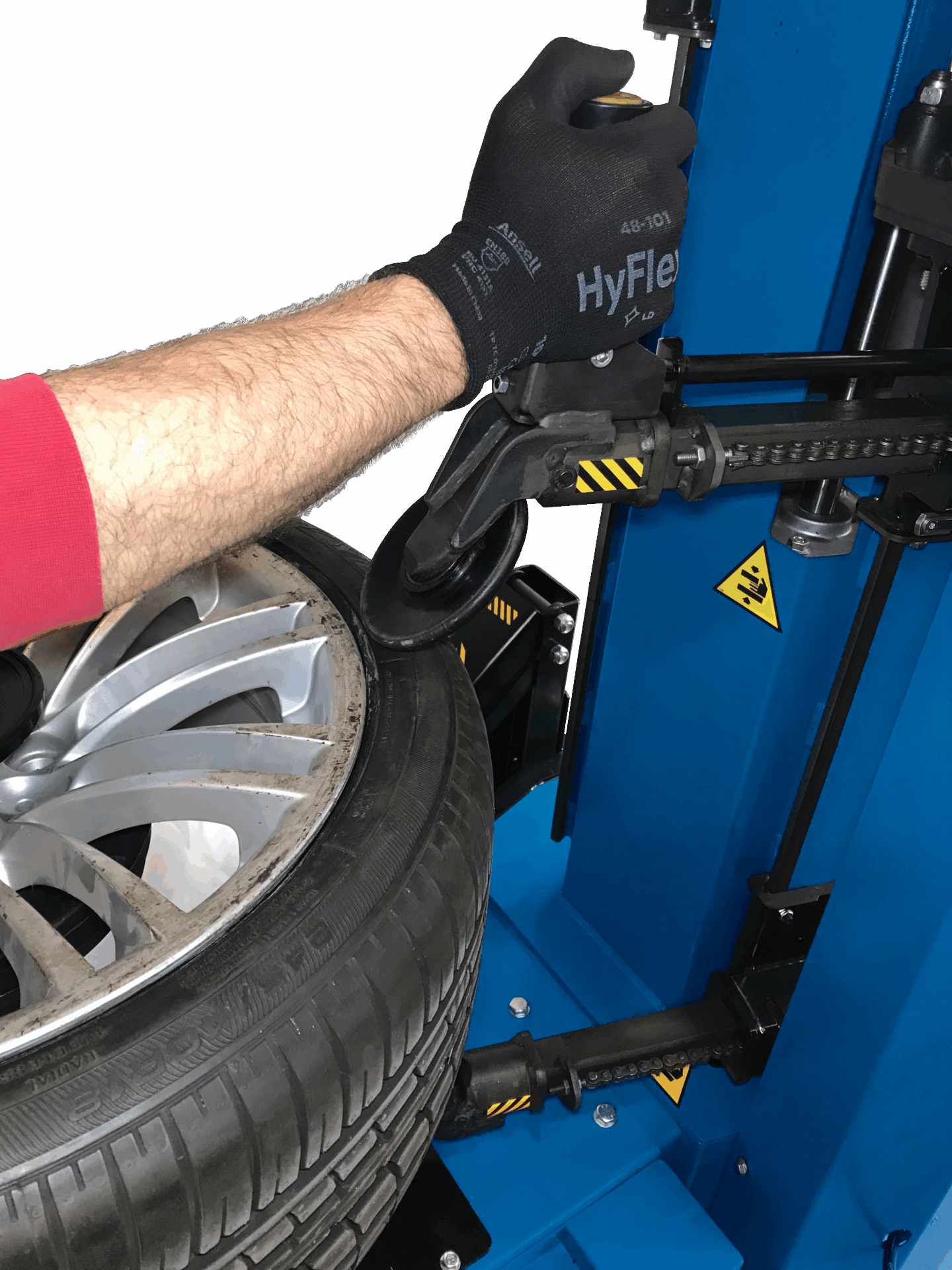 Tyre changer G119030 assisted arms DI