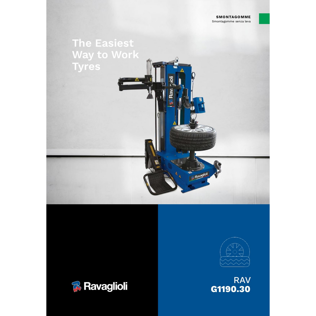 Tyre changer G1190.30IT Ravaglioli