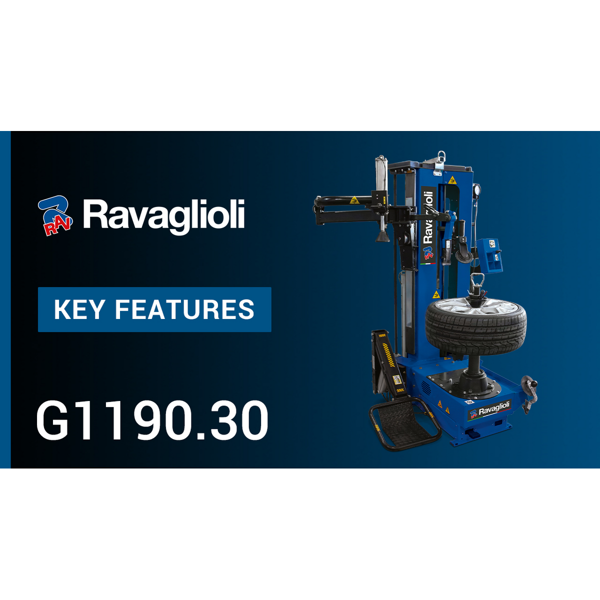 Tyre changer G1190.30 Ravaglioli