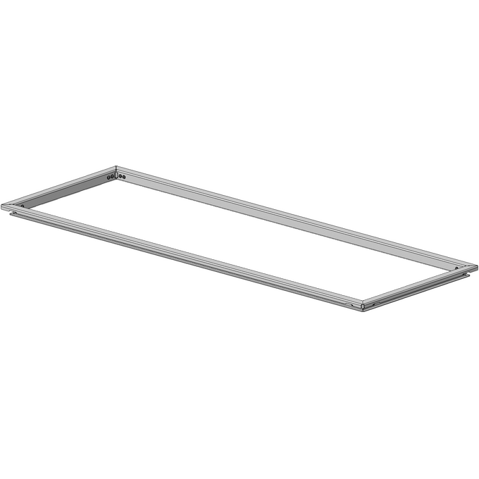 Frame for pits for brake testers without weight cells