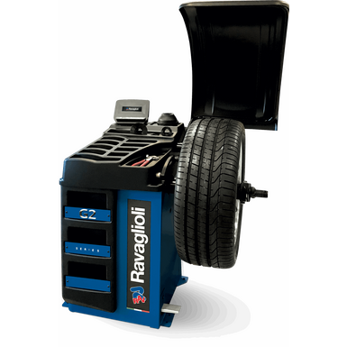 Electronic wheel balancer with microprocessor G2.124NR