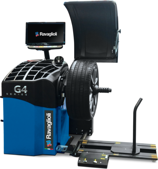 Electronic wheel balancer with microprocessor GP4.140WS