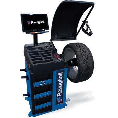 Elektronische mikroprozessorgesteuerte Radauswuchtmaschine G3.150WSPLUS