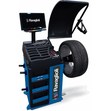 Electronic wheel balancer with microprocessor G3.150WS