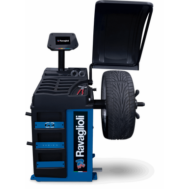 Electronic wheel balancer with microprocessor GP3.128NR