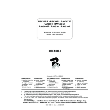 Scissor lifts RAV505IF RAV506I RAV507IF RAV508I MI RAV509IF RAV510 I SP 0580 R020 rev6 multi 2007 