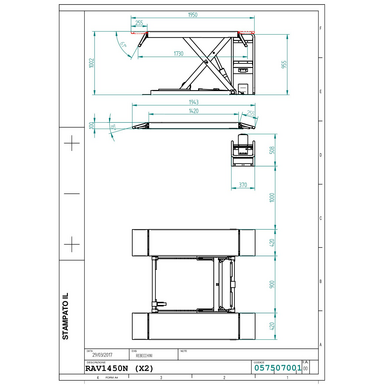 Mid rise lift RAV1450N TD 0575  00 