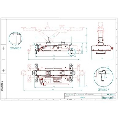 Jacking beam JS17 TD 042307140  2021 