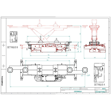 Jacking beam J20PNXL TD 043307081  