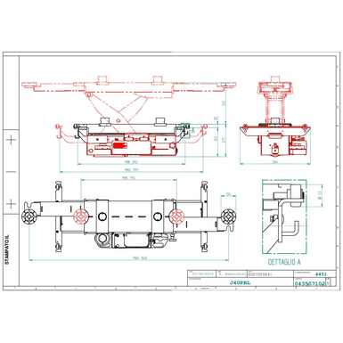 Jacking beam J40PRL TD 043507102 00  