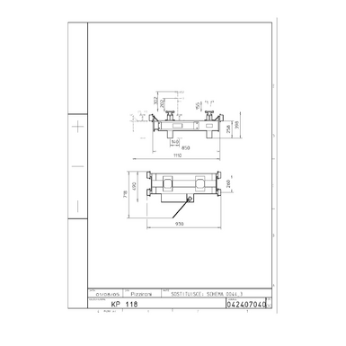 Jacking beam KP118 TD 0424 0704 0 00  