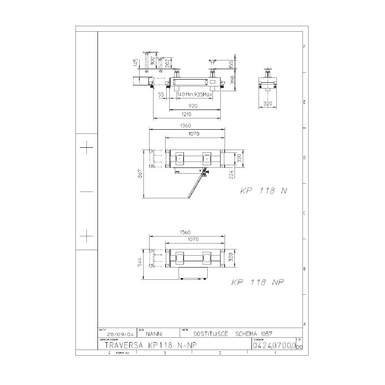 Jacking beam KP118N NP TD 0424 0700 0 00  2004 