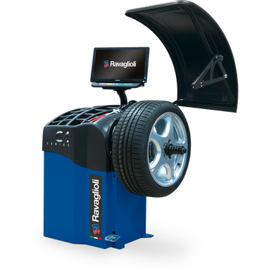 Electronic wheel balancer with microprocessor GP4.140SCAN