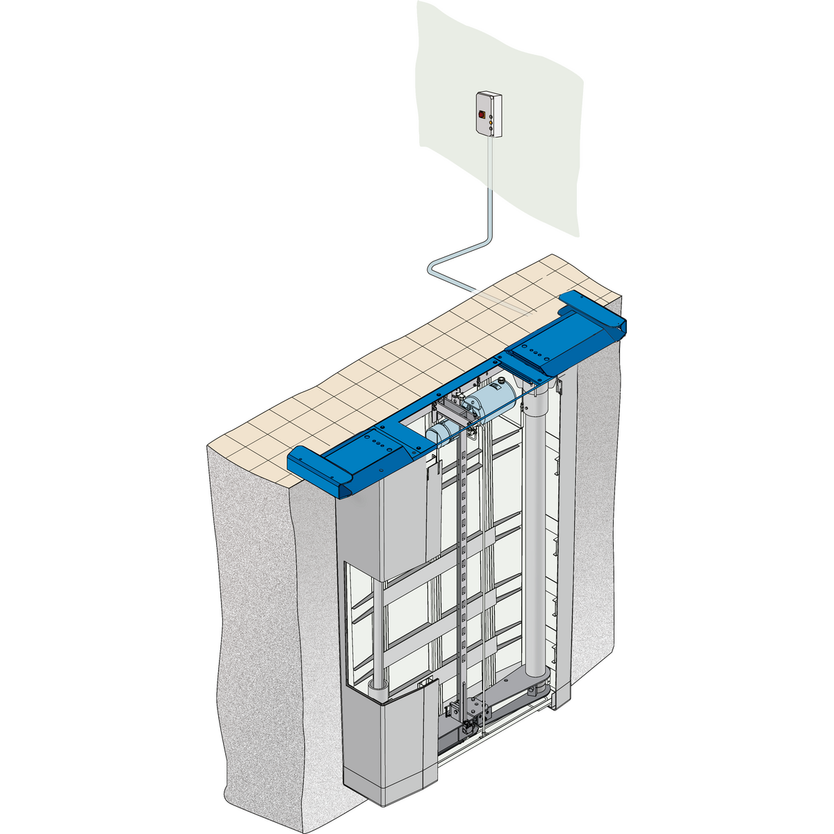 2Cylinder Inground Lift RAV1110LR Ravaglioli