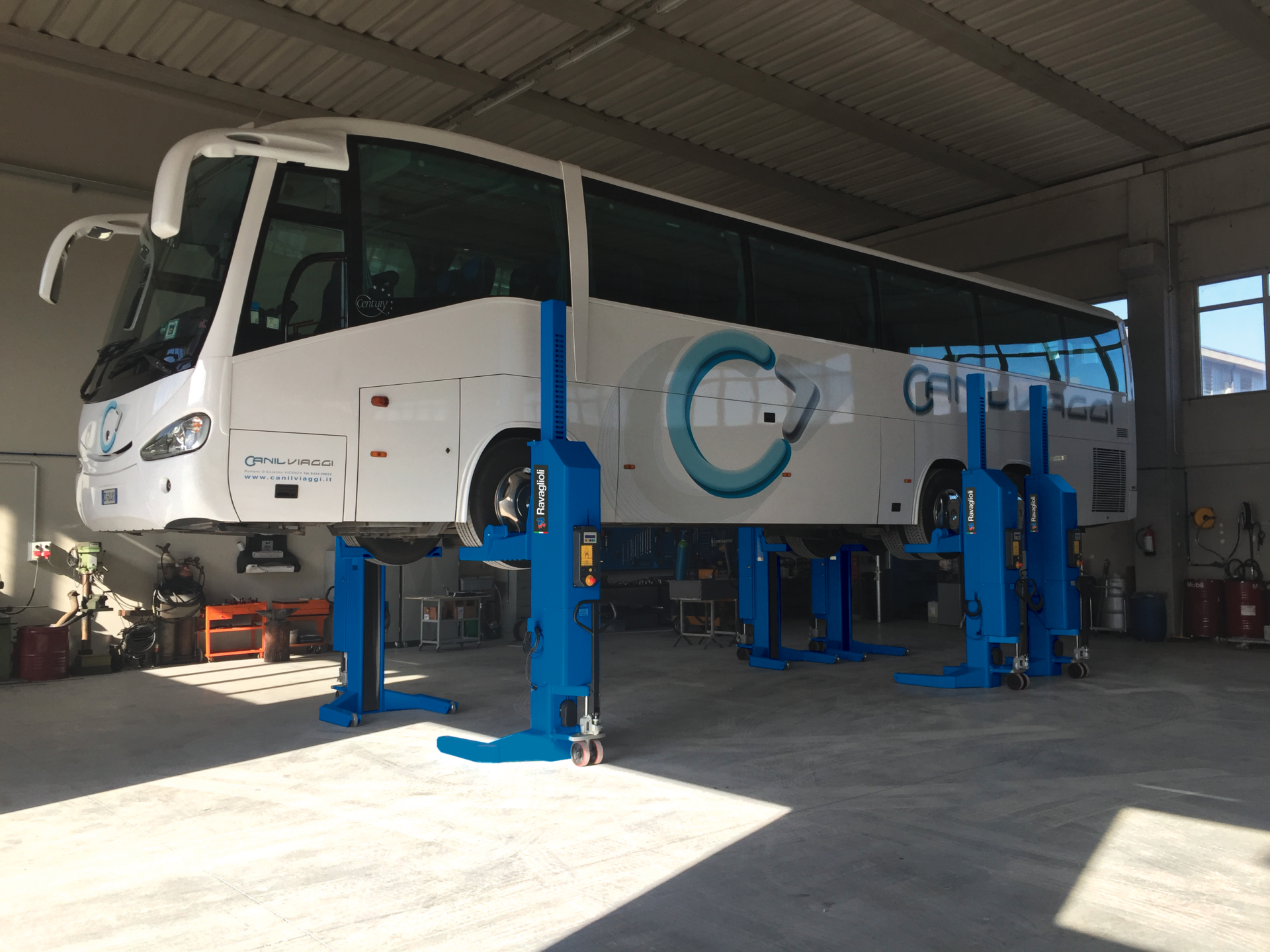 Mobile column lift RAV305 307 BUS MI