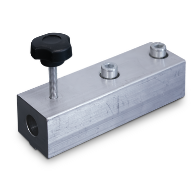 Adapter set to mount targets/measuring heads on a TEXA panel