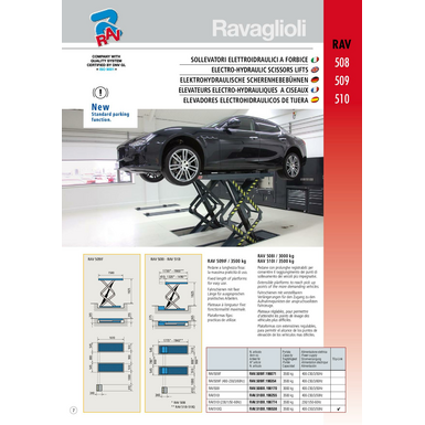 Scissor lifts rav507 08 09   multi  