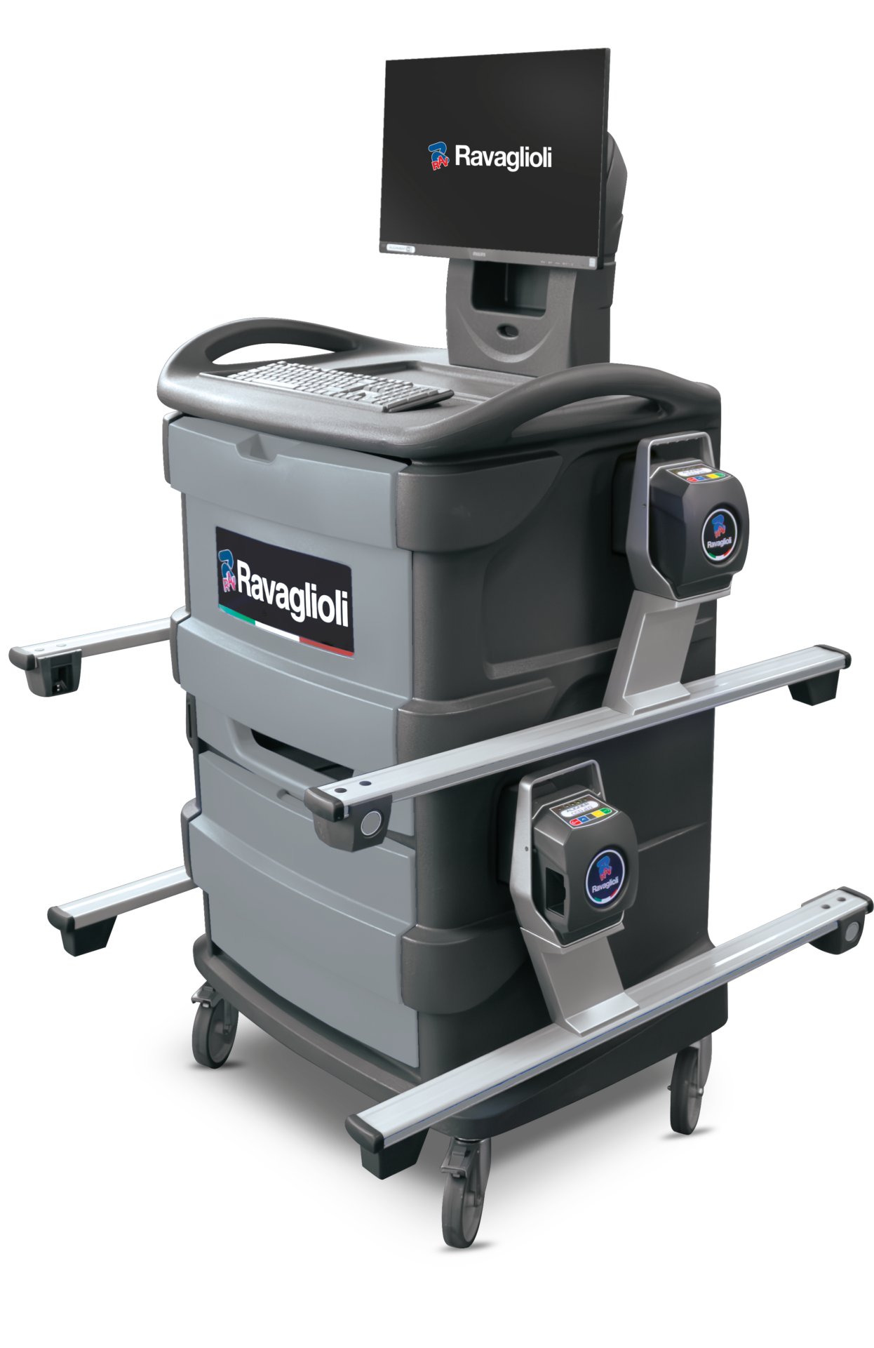 Alineador de ruedas CCD RAVTD 8080P TWSR.4 (gris)