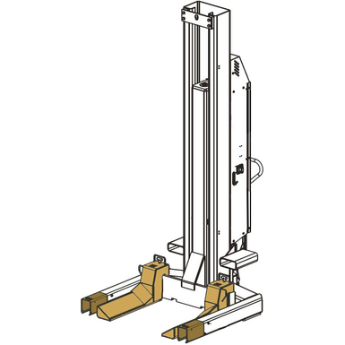 Wheel fork extension 150 mm