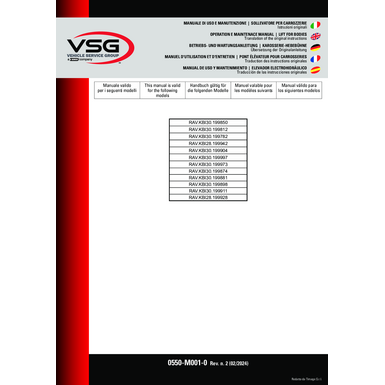 Bodyshop Lifts KBI30 KBI28 IM 0550 M001 0 REV2 multi 