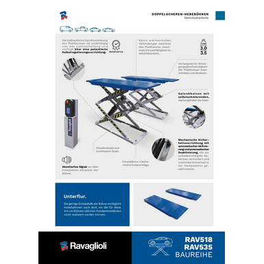 Double Scissor Lifts RAV518 RAV535 BR DE 2025