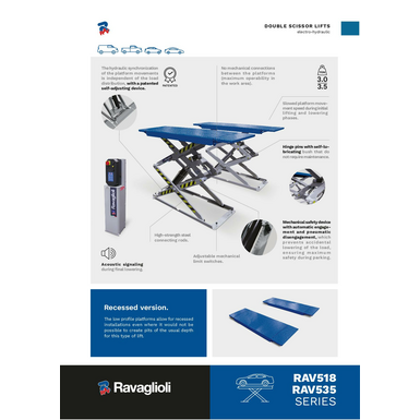 Double Scissor Lifts RAV518 RAV535 BR EN 2025