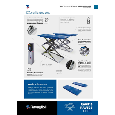 Double Scissor Lifts RAV518 RAV535 BR IT 2025
