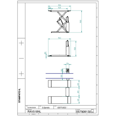Double Scissor Lifts RAV518NL VAVE TD 057908130