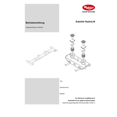Hydrolift Supporting OM 132144  2024  Rev 0