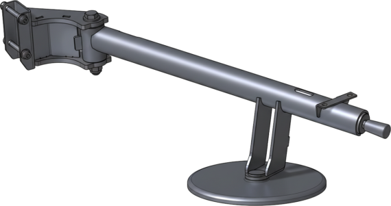 Rouleau casseur de talon avec bras pousse-talon G800A140